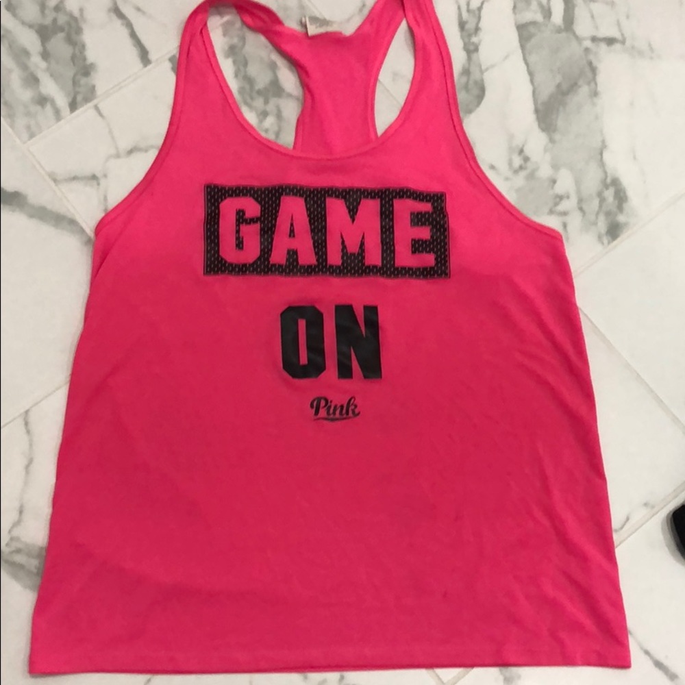 VS Pink hot pink tank top
